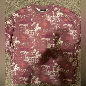 ASOS Red and Cream Short Sleeve Tee